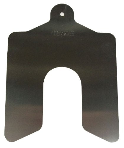 Stainless Steel Slotted Shim with Tab 4"x4" 0.125"