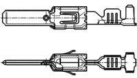 Tab Connector for Crimping 17-20 AWG Wire