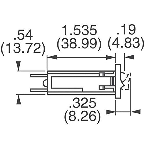 Thermal Circuit Breaker - Panel Mount - 10A - 32VDC - RoHS Compliant