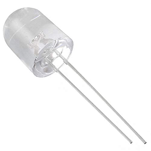 LED White Clear T/H 10mm 3.5V 20mA 8000mcd