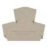 Beige End Plate for W Series Connectors