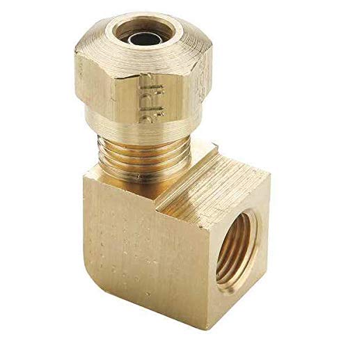 Brass Female Elbow Fitting - 3/8 in Tube Size