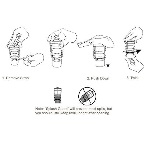 Wall-Mounted Air Freshener Dispenser for Cartridge Refills