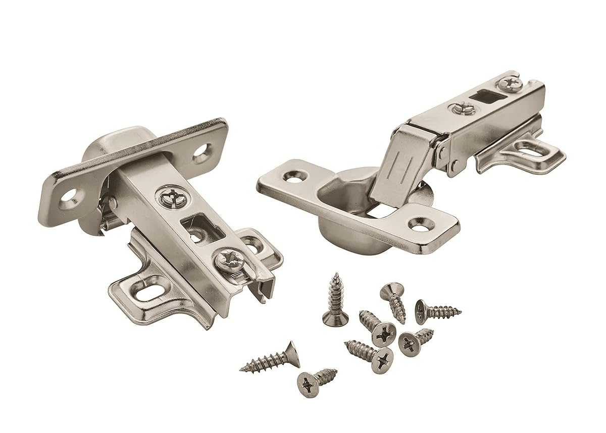 Concealed Cabinet Hinge - Nickel Finish