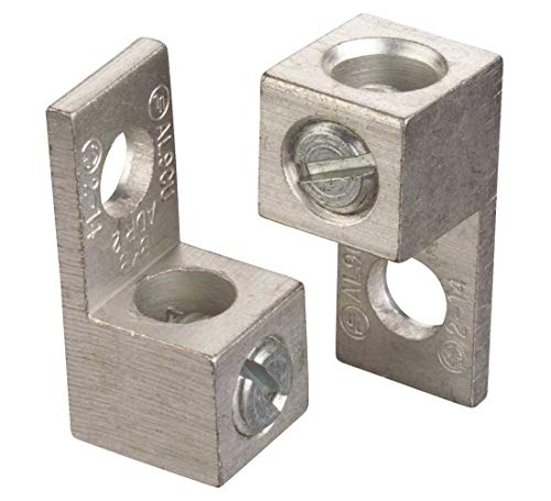 Aluminum Lug Terminal for #2/0 STR thru #14 AWG Gauge Wire