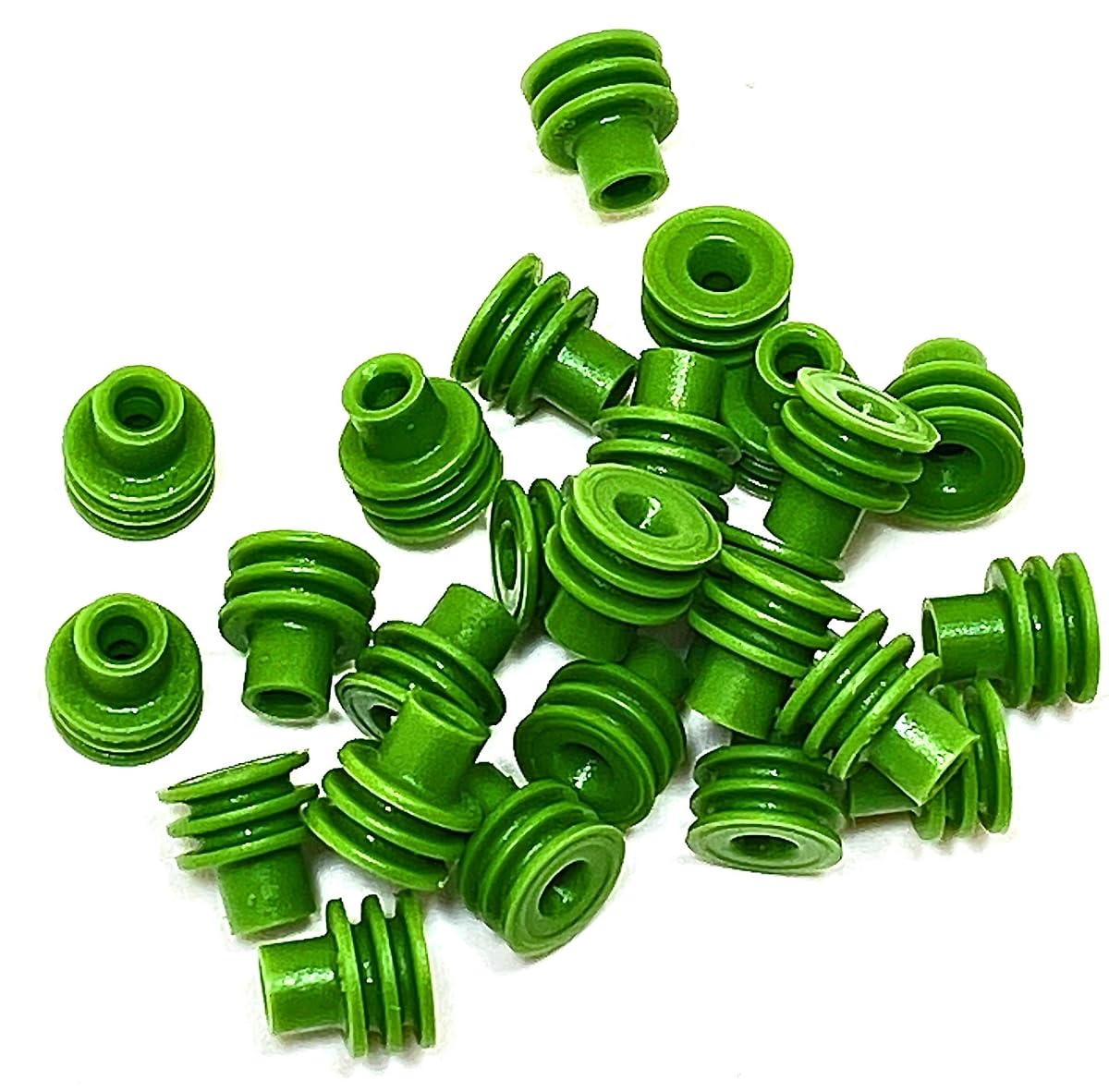 Green Metri-Pack Press Fit Automotive Connector Wire Seal