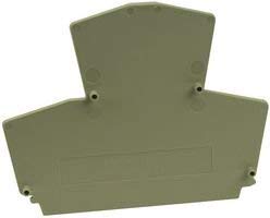 Beige End Plate for W Series Connectors