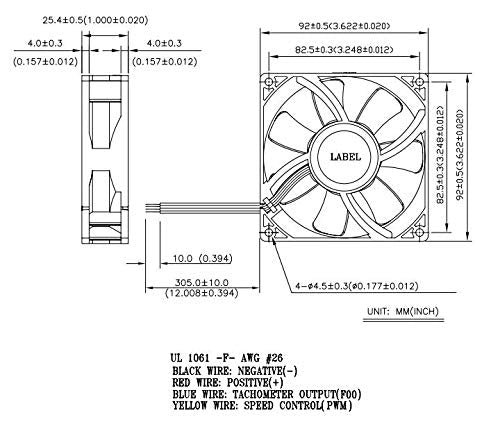 High Flow Fan 25.40mm