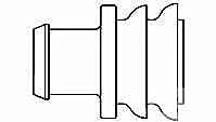 Single Wire Seal for 5.5mm Cavity Diameter - Silicone Material