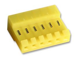 Yellow Connector Assembly - Receptacle, Wire-to-Board, 5 Positions, 3.96mm Pitch