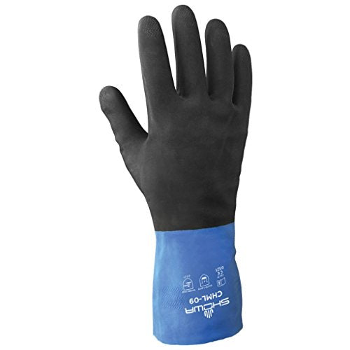 Chemical Resistant Gloves - Blue/Black Neoprene/Latex