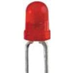 Red LED Lamp with 3mm Round Domed Lens - Optoelectronics