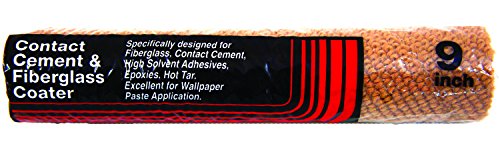 Paint Roller Cover - 9&quot; Polyester Nap - Smooth Surfaces - Epoxy Floor Coatings, Adhesives