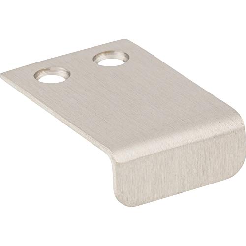 Brushed Satin Nickel Tab Pull - Contemporary Style