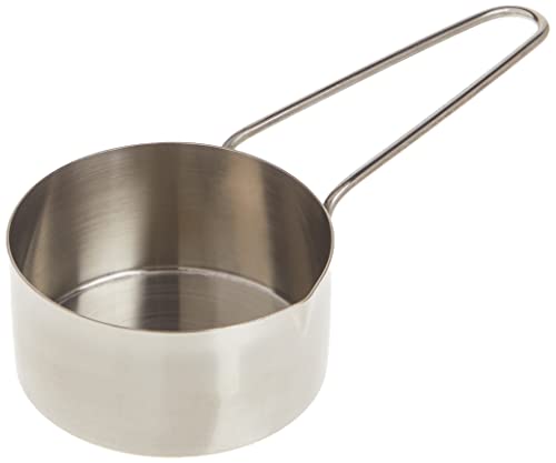 Stainless Steel Measuring Cup - 1/2 Cup - Silver