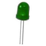 Green LED Optoelectronics Component - 10.00mm Round Lens