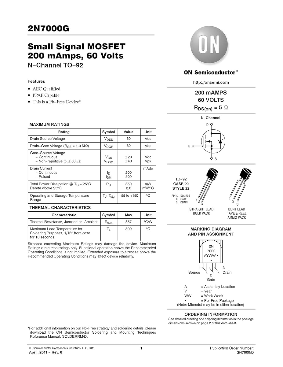 MOSFET N-Channel Transistor