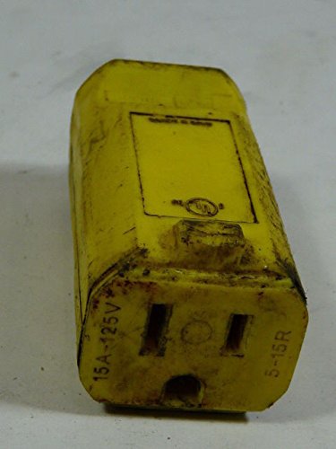 Yellow Nylon 15A Receptacle