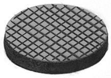 Round Black Bumper - Self-Adhesive Rubber - 0.75" Dia