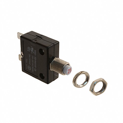 Thermal Circuit Breaker 25A Panel Mount 1 Pole