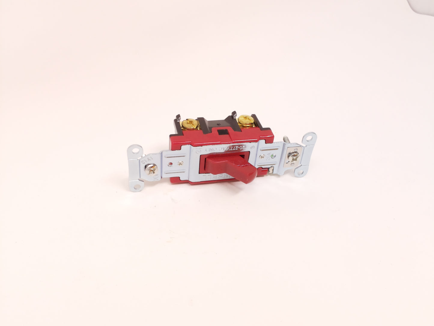 Red Wall Switch - 2-Pole Toggle - 20A - 120-277V AC