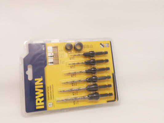 8-Piece Tapered Countersink Bit Set