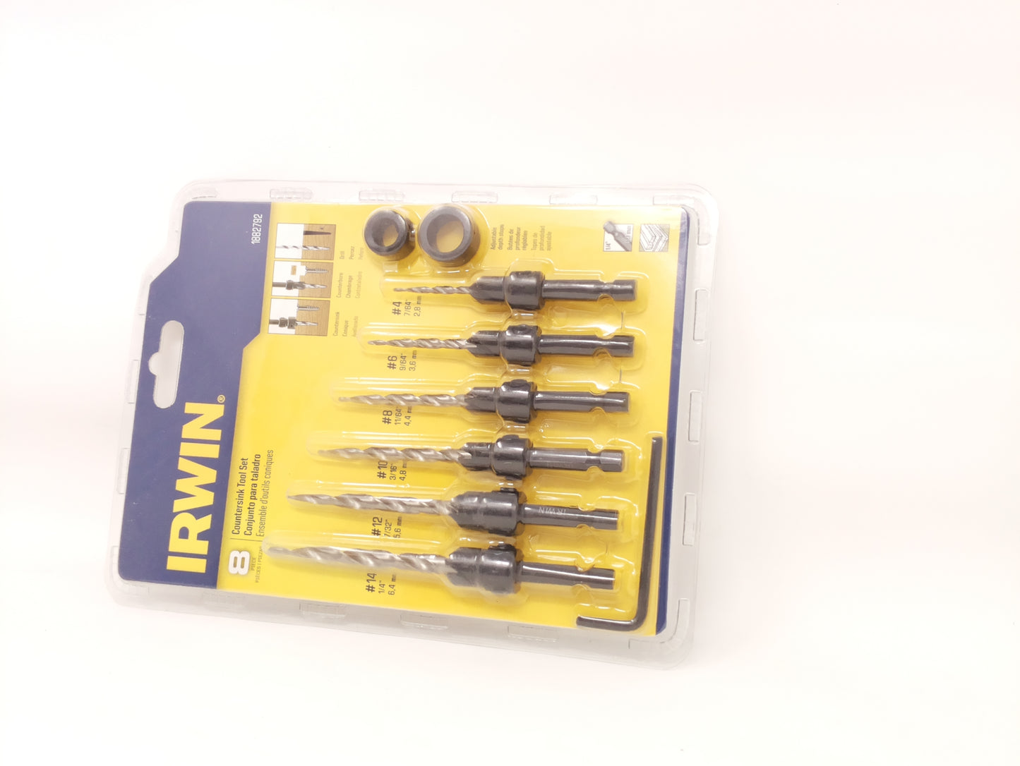 8-Piece Tapered Countersink Bit Set