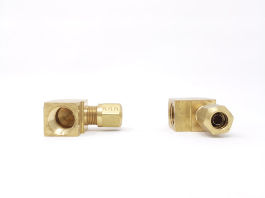 Brass Female Elbow Fitting - 3/8 in Tube Size