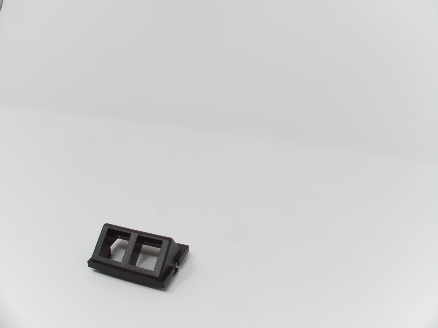 Audio/Video Module - Angled Keystone Snap-Fit - Black