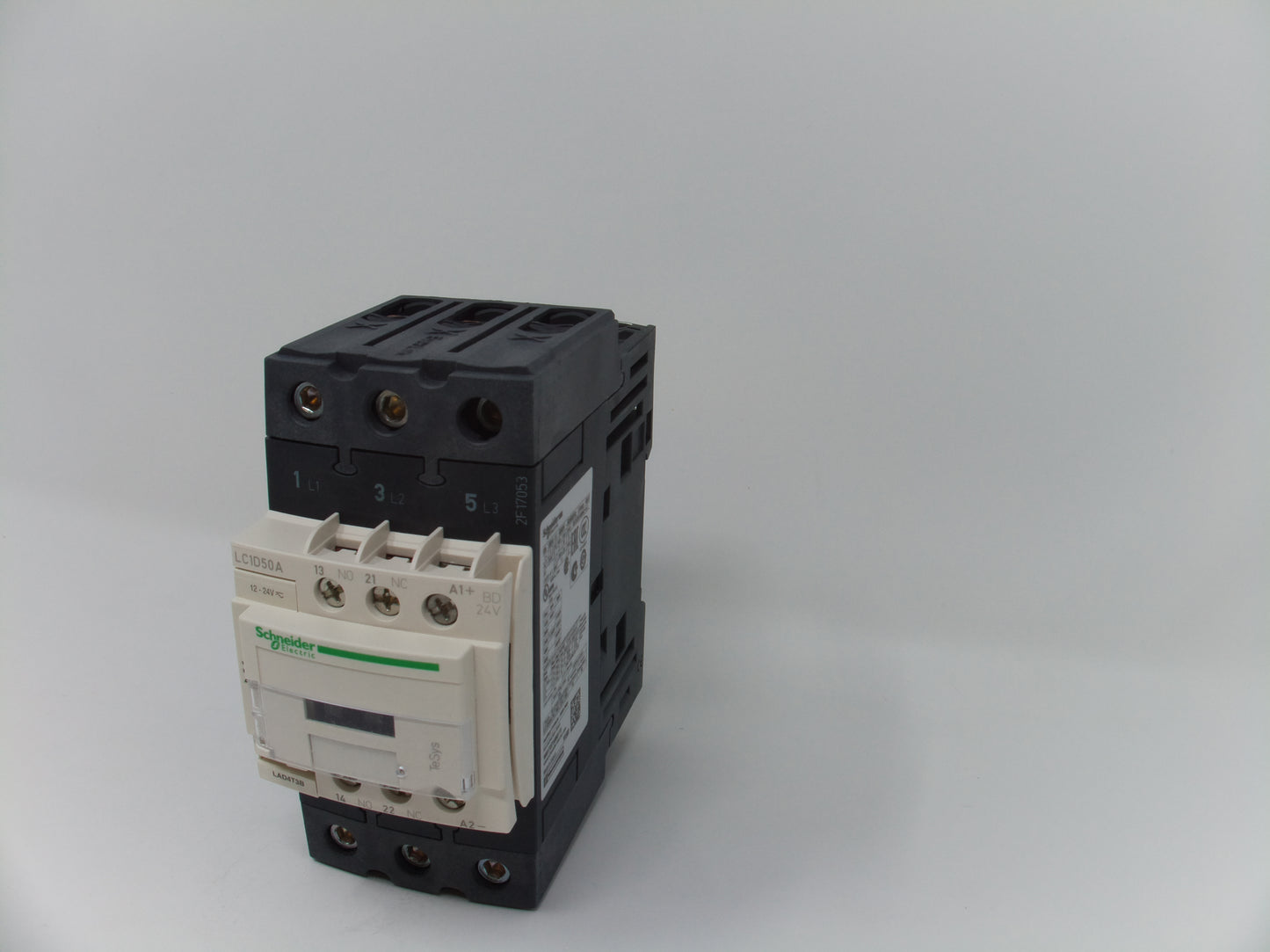 TeSys D IEC Magnetic Contactor - 50A, 24V, 3-Pole, DIN Rail Mount, NO x3 Contacts