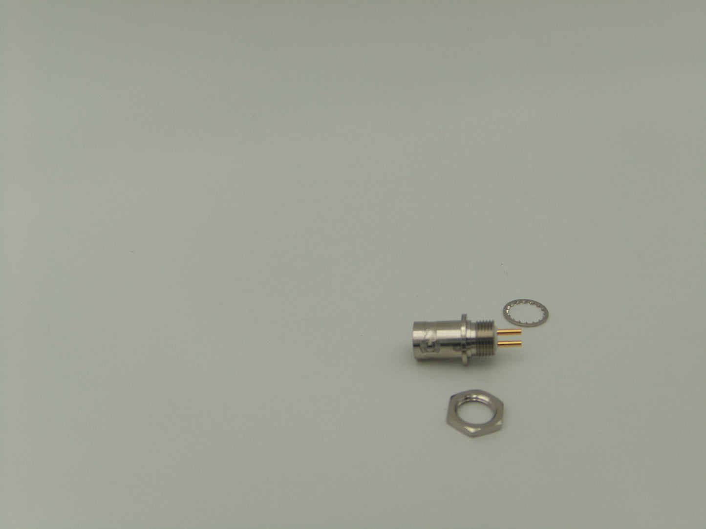 BNC Twinax Jack Connector - Straight Orientation - Solder Cup Termination