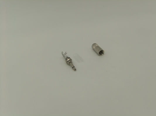 NYS Series 3.5 mm Plug - Straight Angle, CuZn39Pb3 Body Material