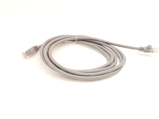 Gray Cat5e Ethernet Cable with Molded Plugs, 7.00' (2.13m)